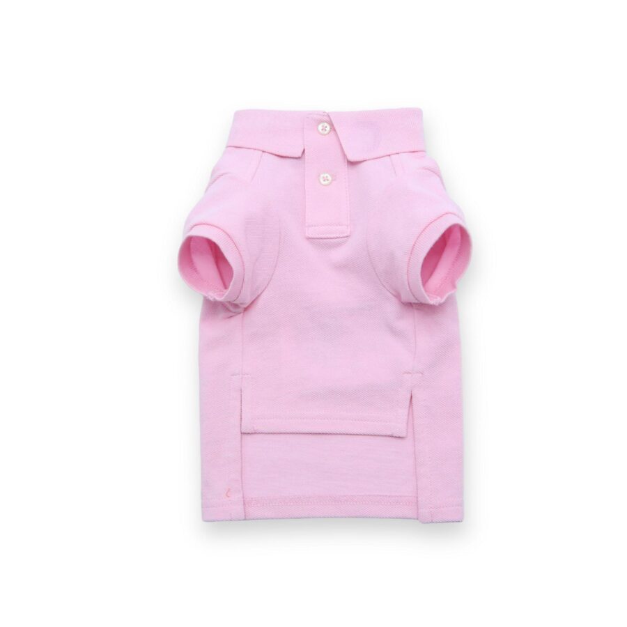 Solid color dog polo shirt - Image 4