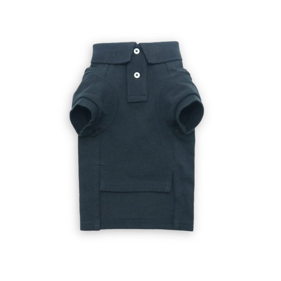 Solid color dog polo shirt - Image 2